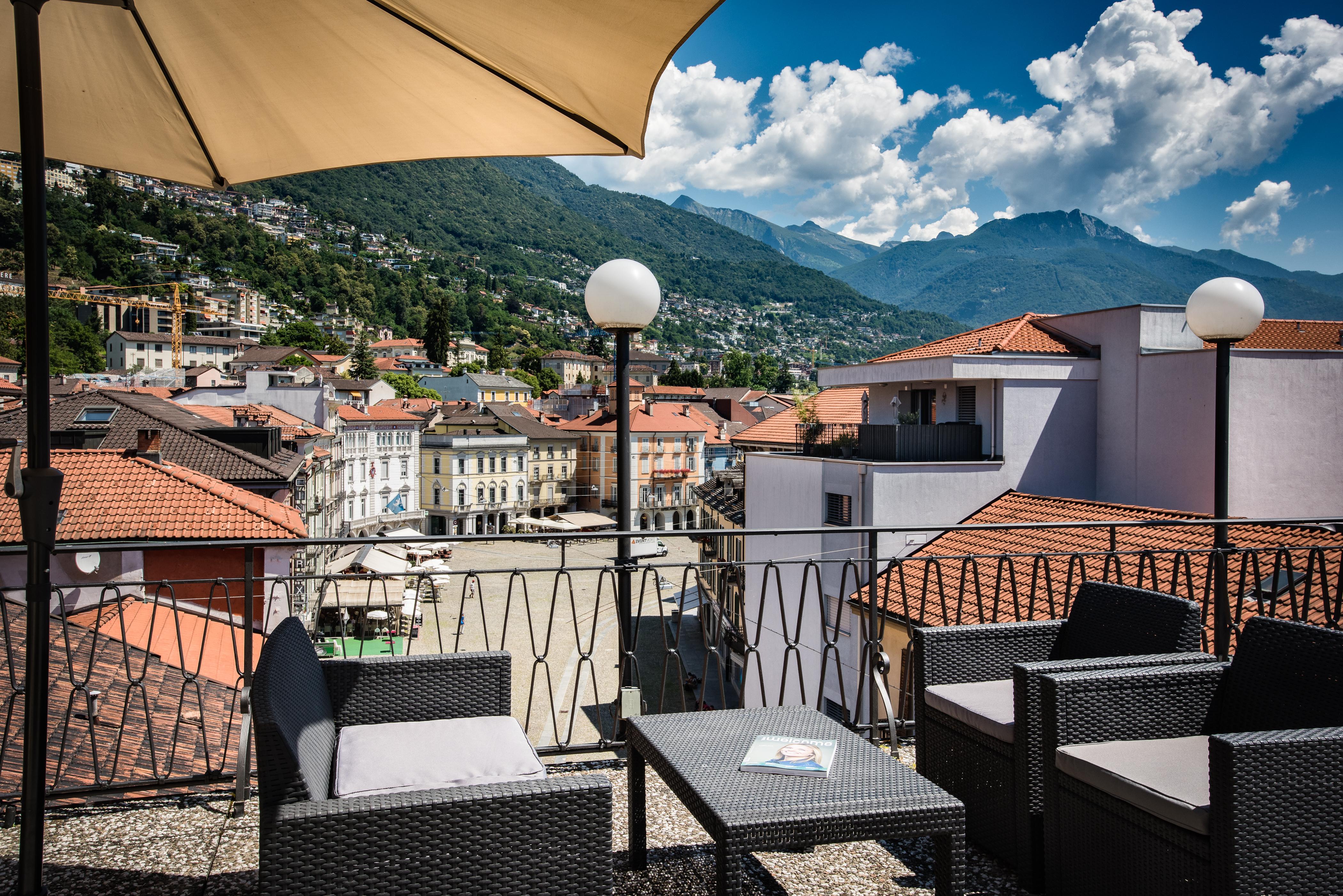 Hotel Dell'Angelo Локарно Екстериор снимка