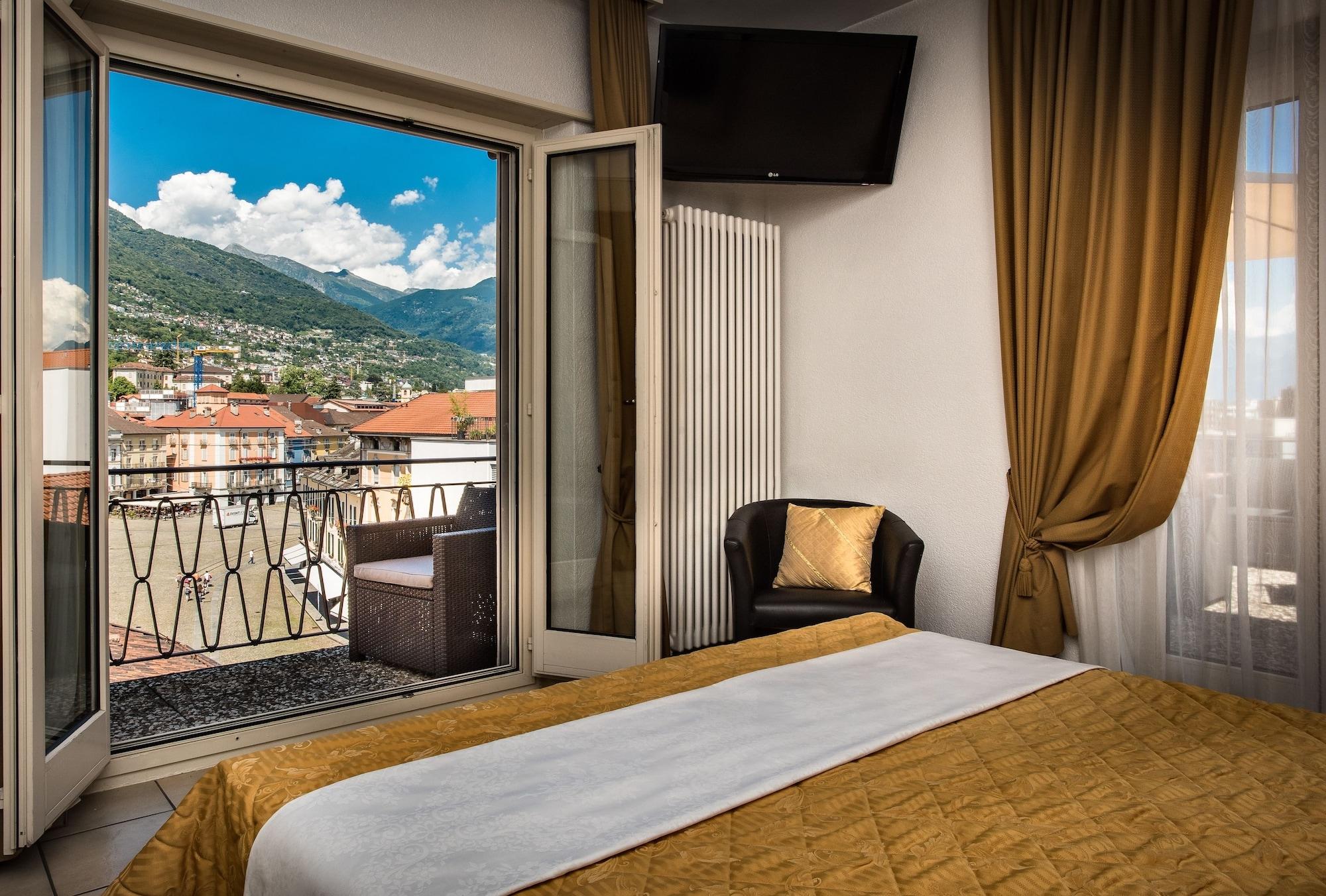 Hotel Dell'Angelo Локарно Екстериор снимка