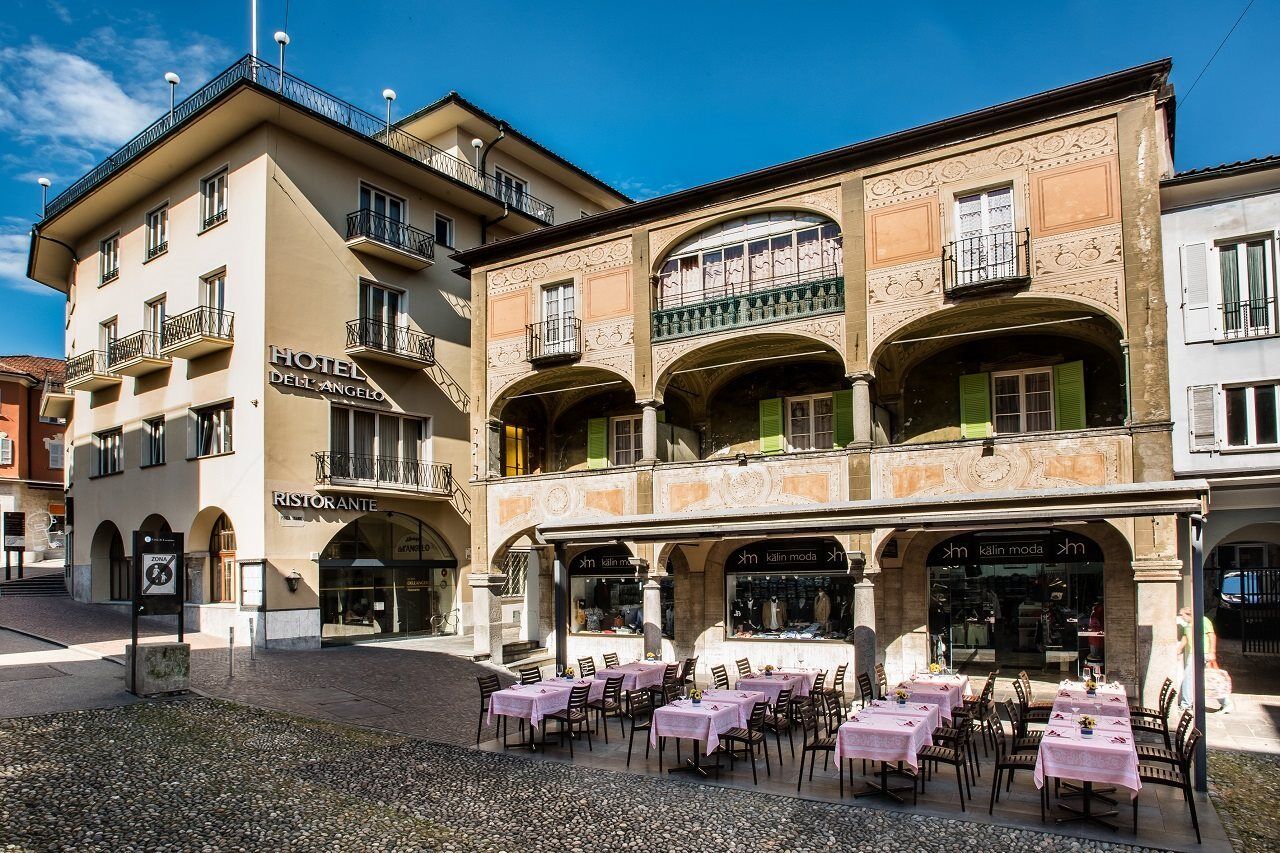 Hotel Dell'Angelo Локарно Екстериор снимка